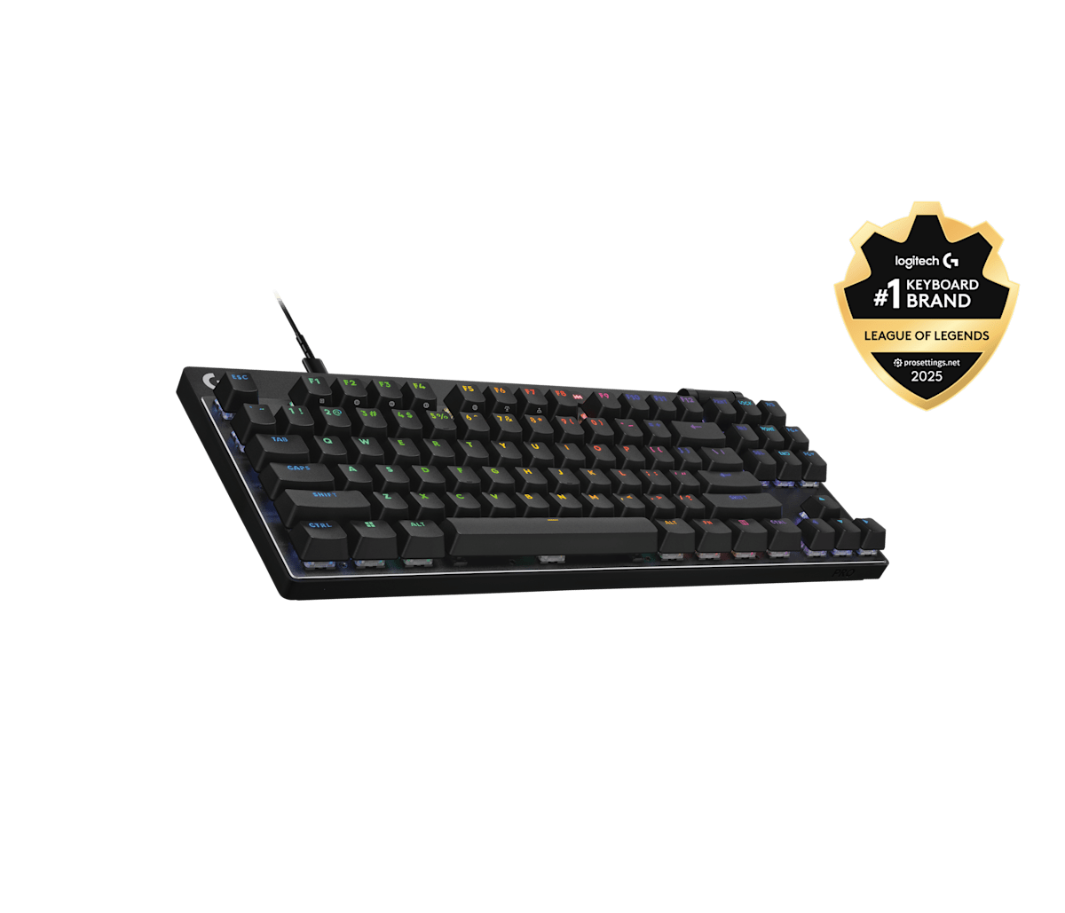 Logitech G PRO X TKL RAPID Wired Gaming Keyboard Black - As New - Refurbished Logitech