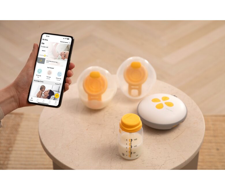 Medela Swing Maxi Hands-Free Double Electric Breast Pump with Family App Compatibility – As New MEDELA
