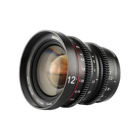 Meike 12mm T2.2 MFT Cine Lens - As New - Refurbished Meke