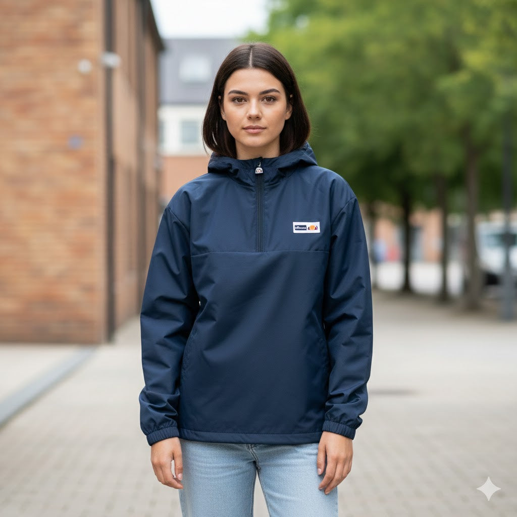 Ladies Ellesse Jacket Light Rain Coat With Hood Mr Bargain