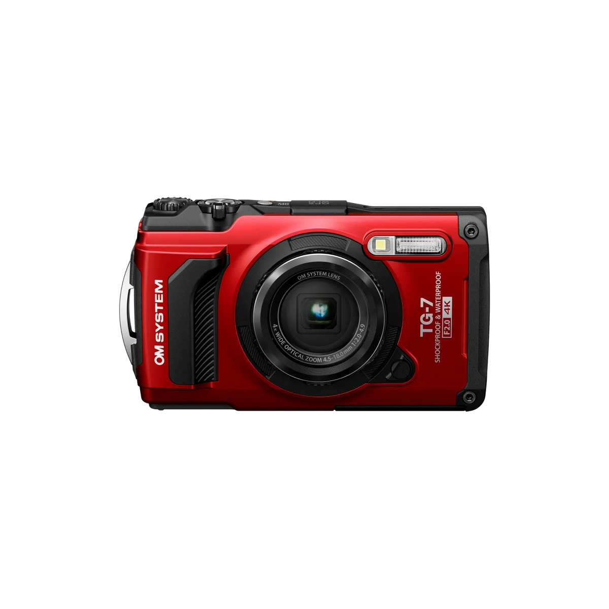 OM SYSTEM TG-7 Tough Camera Red OM System