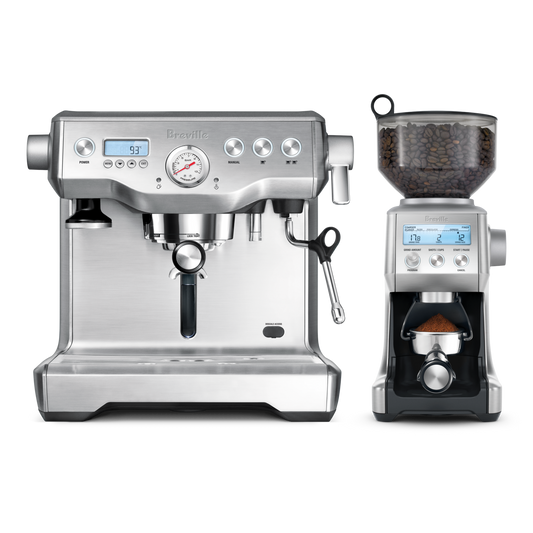 Breville Dynamic Duo BEP920BSS Coffee Machine & Grinder - As New
