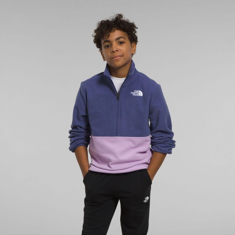 The North Face Unisex Adult's Glacier ¼ Zip Pullover, Cave Blue, Large The North Face