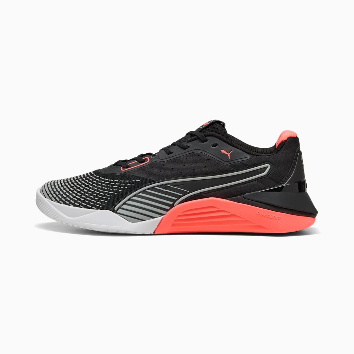 Puma Fuse 4.0 Sneaker, PUMA Black/PUMA White/Glowing Red/Gray Echo, US 10.5, EU 44 Puma