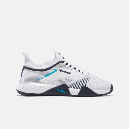 Reebok Nano Court Women's Training Shoes, White/Navy, EU 38 Reebok