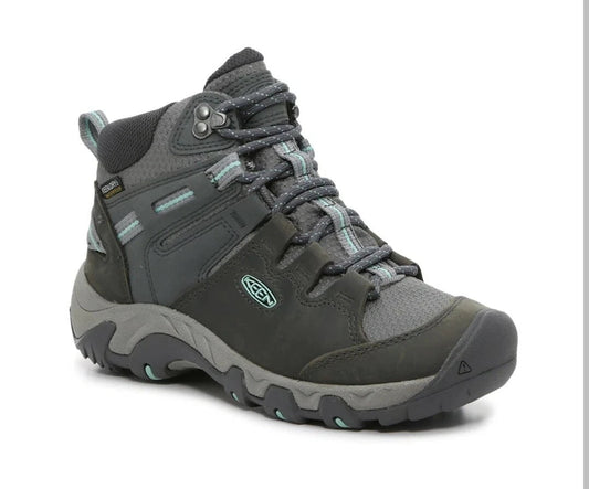 KEEN Women Steens Mid WP Steel Grey Size 7 US Keen