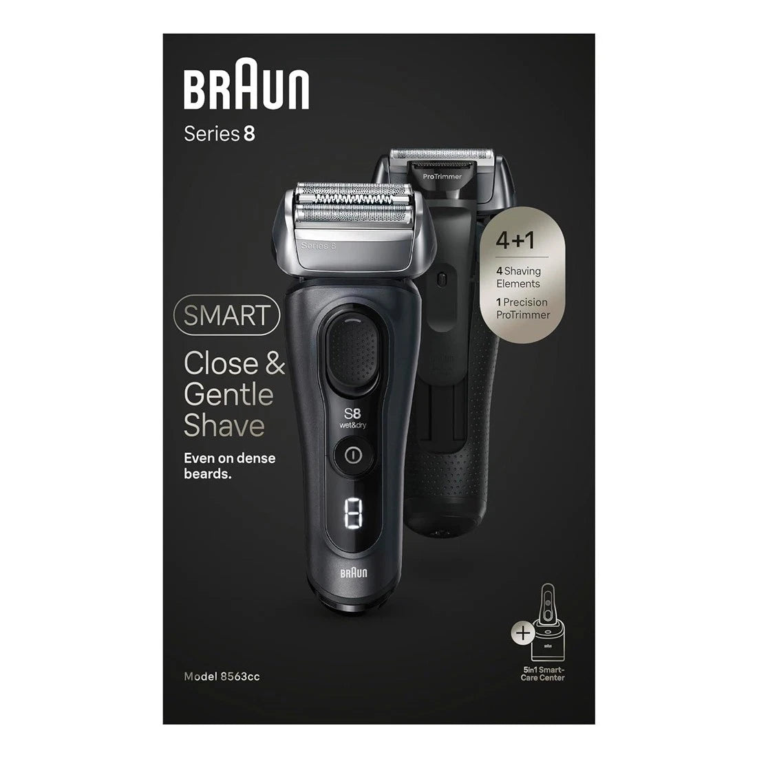 Braun Series 8 Shaver for Men 5-in-1 SmartCare 8563cc - As New - Refurbished BRAUN