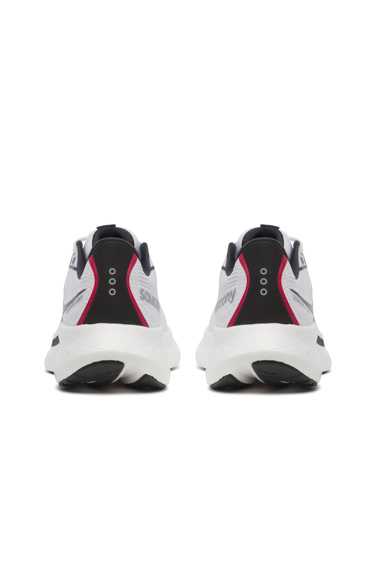 Saucony Men's Ride 18 Sneaker, White/Black - EU 44
