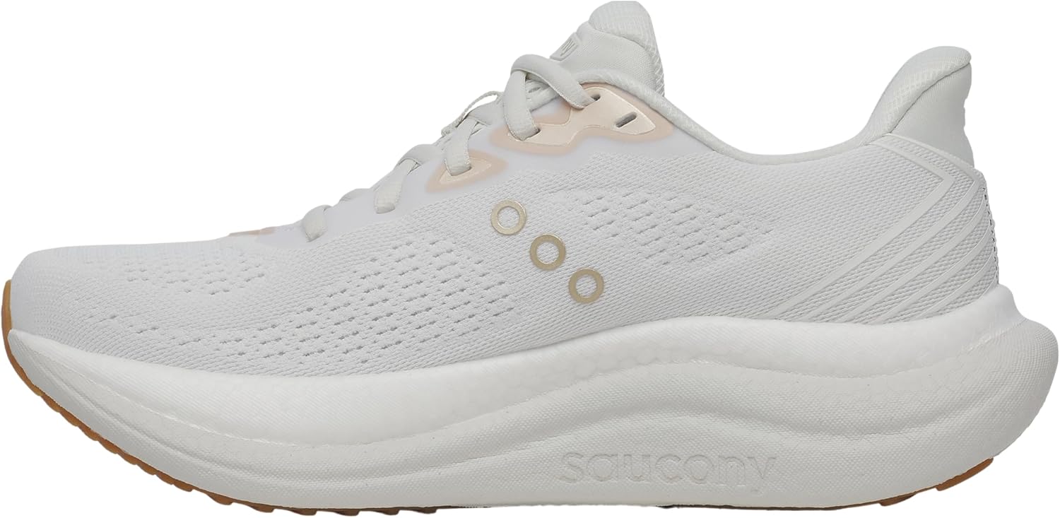 Saucony Women's Triumph 23 Sneaker, White/Artic, US 6 Saucony