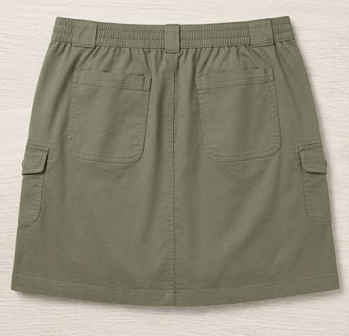 Briggs Ladies Skort Mid Rise with Cargo Pockets Built Skirt BRIGGS