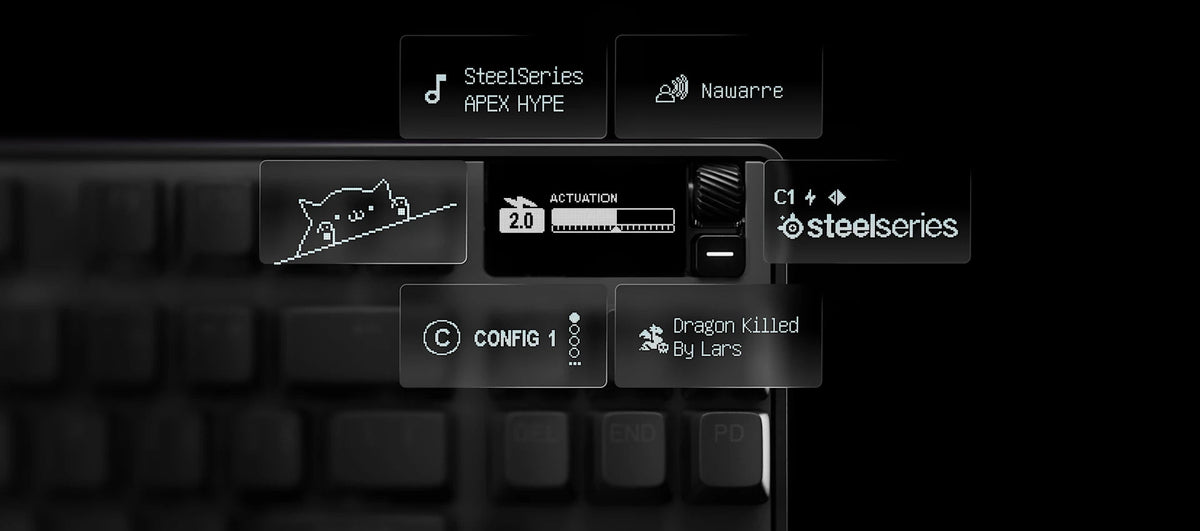 SteelSeries Apex Pro TKL Wireless Gen 3 Gaming Keyboard - Black SteelSeries