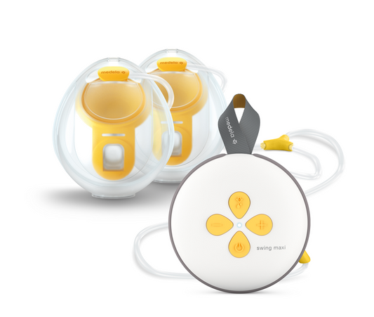 Medela Swing Maxi Hands-Free Double Electric Breast Pump with Family App Compatibility – As New MEDELA