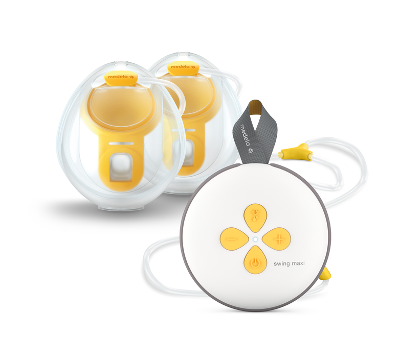Medela Swing Maxi Hands-Free Double Electric Breast Pump with Family App Compatibility – As New MEDELA