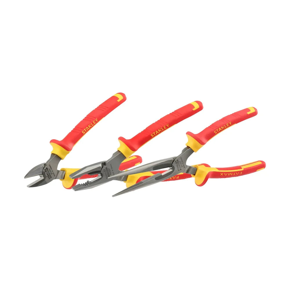 Stanley FatMax VDE 1000V Insulated Pliers Set 3 Piece - 84-011 Stanley