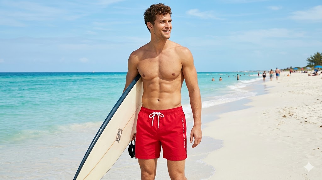 Tommy Hilfiger Men's Beach Swim Trunk Men's 7" Mr Bargain