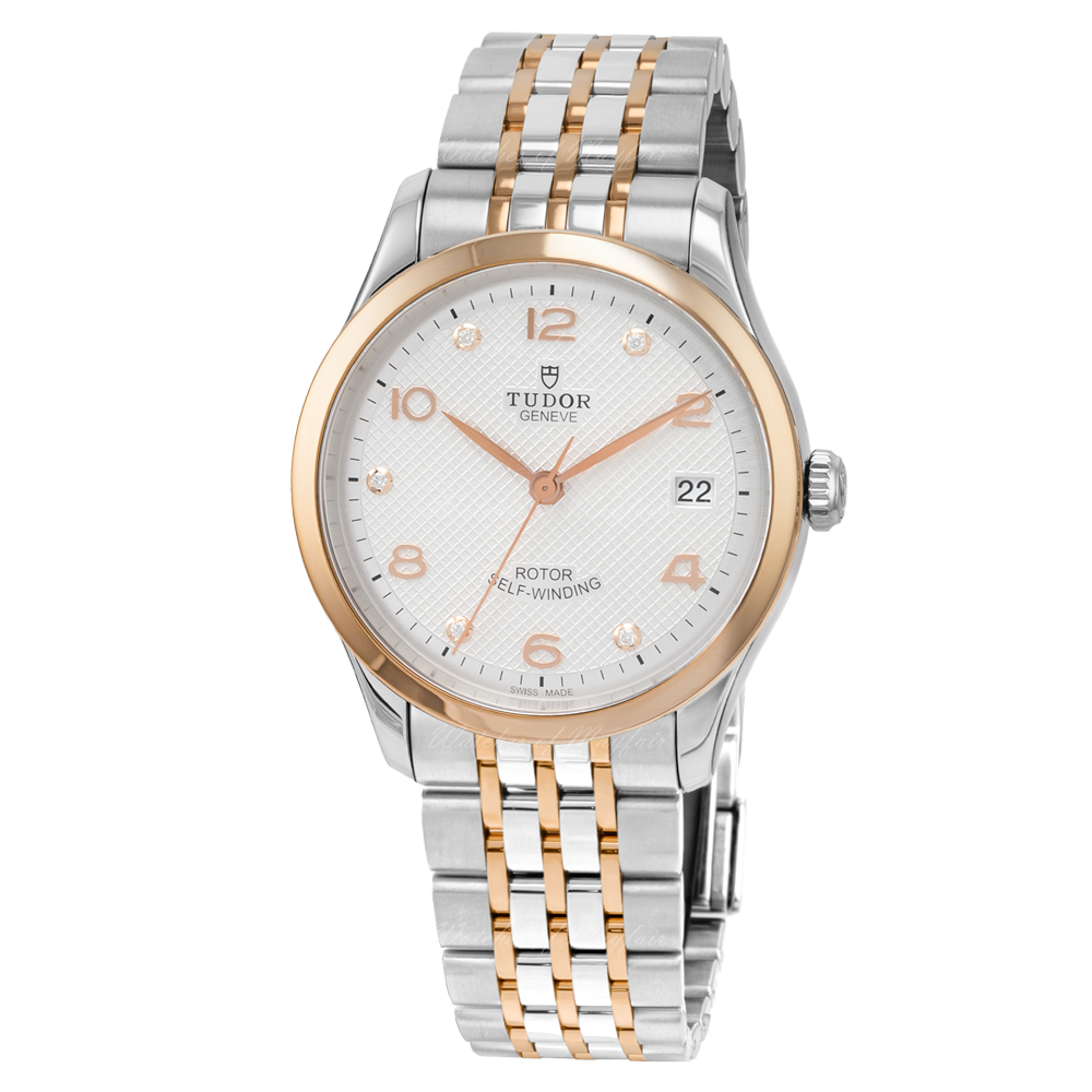 TUDOR 1926 M91451-0001 36mm Automatic Steel & Rose Gold Watch - Excellent Condition Tudor