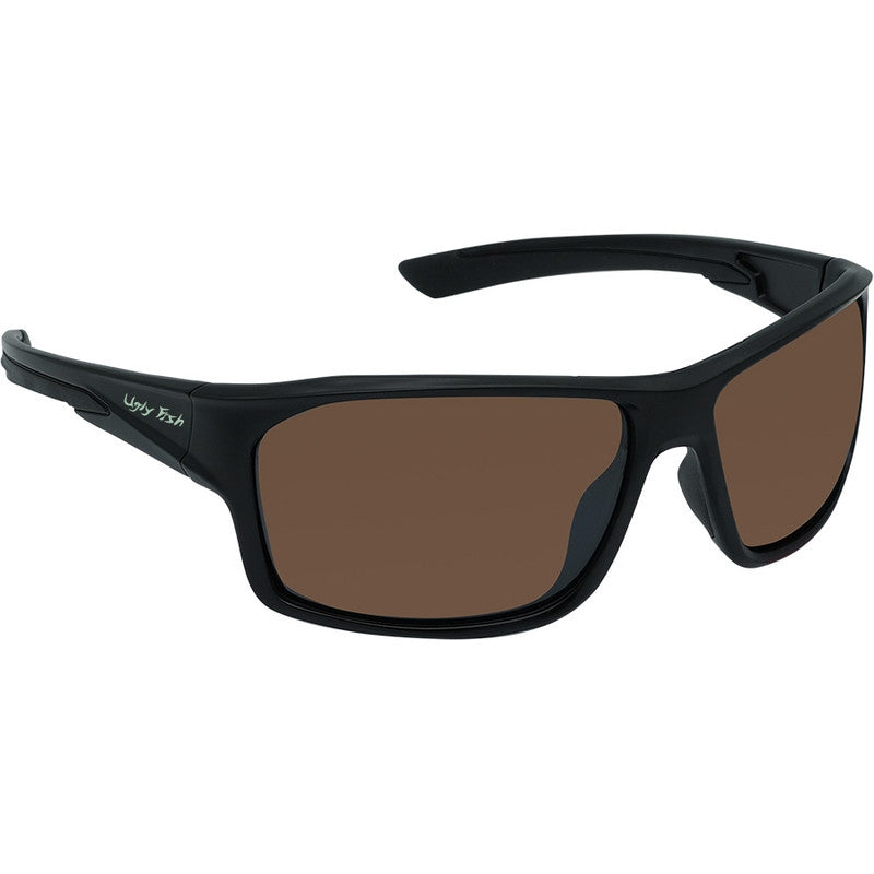 Ugly Fish PFN130 Green Series Polarised Sunglasses - Matte Black/Brown UGLY FISH
